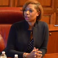 Female Laker speaks at Life Beyond the Classroom